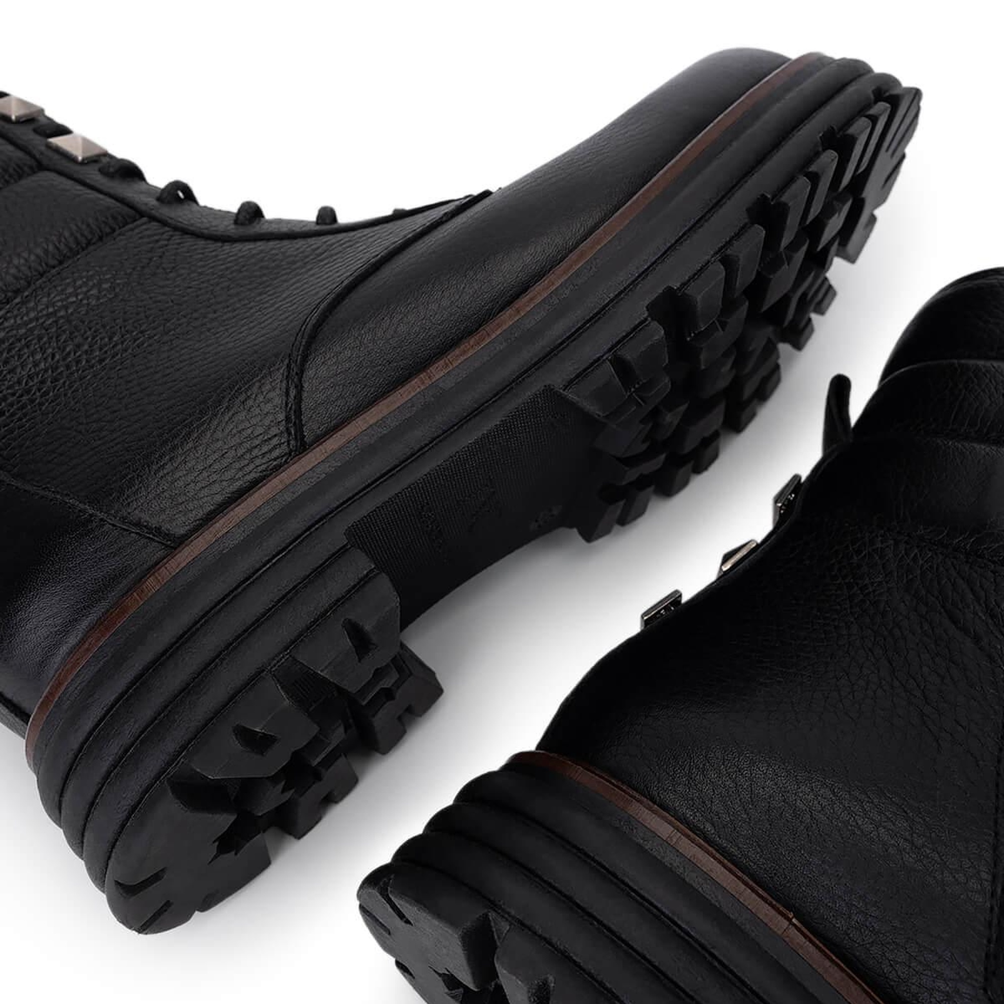 Tamer Tanca Kadın Hakiki Deri Siyah Casual Bot