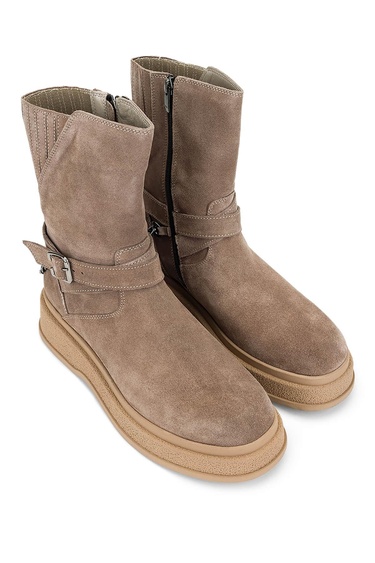  Tamer Tanca Kadın Hakiki Deri Vizon Casual Bot