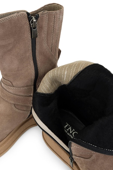  Tamer Tanca Kadın Hakiki Deri Vizon Casual Bot