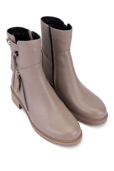  Tamer Tanca Kadın Hakiki Deri Vizon Casual Bot