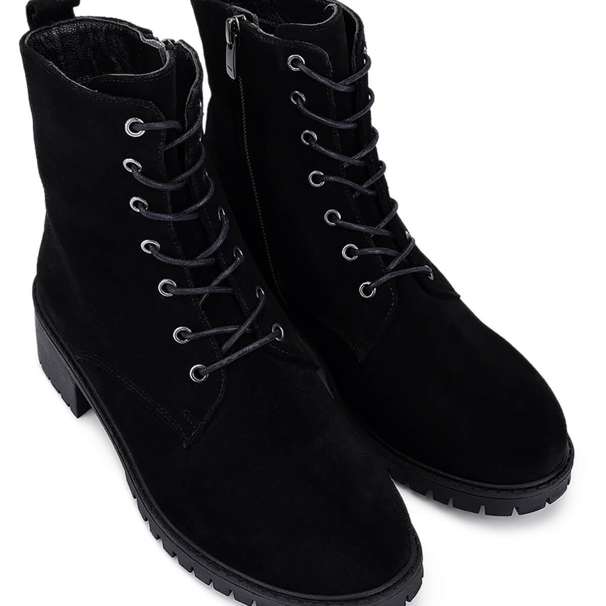 Tamer Tanca Kadın Hakiki Deri Siyah Casual Bot