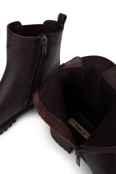  Tamer Tanca Kadın Hakiki Deri Kahverengi Floter Casual Bot