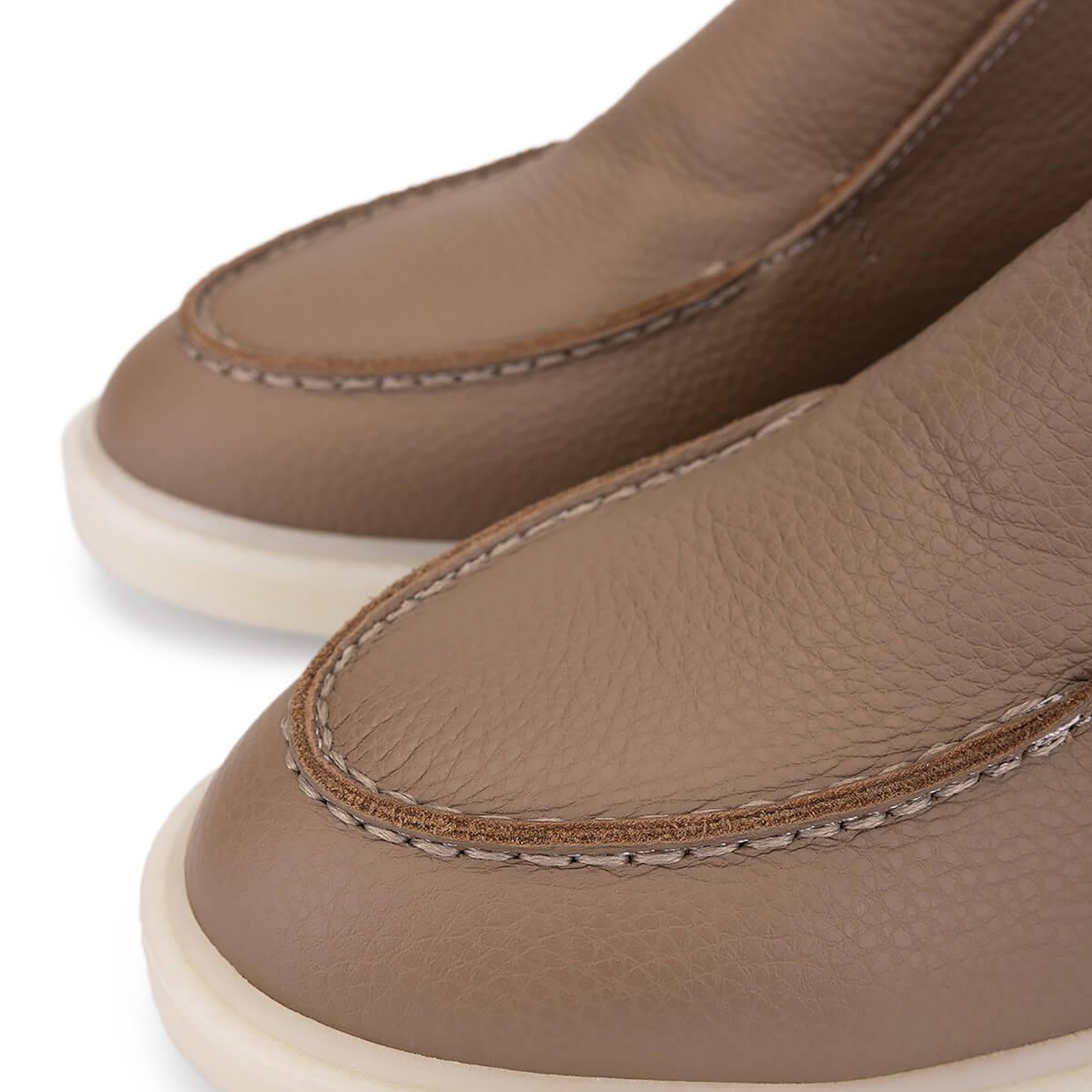 Tamer Tanca Kadın Hakiki Deri Bej Casual Bot