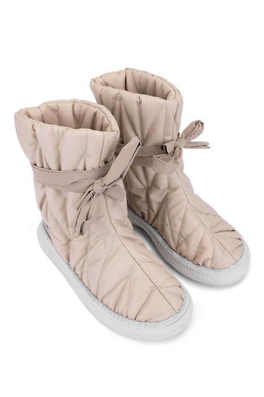  Tamer Tanca Kadın Hakiki Deri Açık Bej Casual Bot