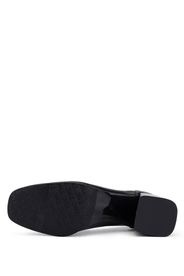  Tamer Tanca Kadın Hakiki Deri Siyah Deri Topuklu Ayakkabı