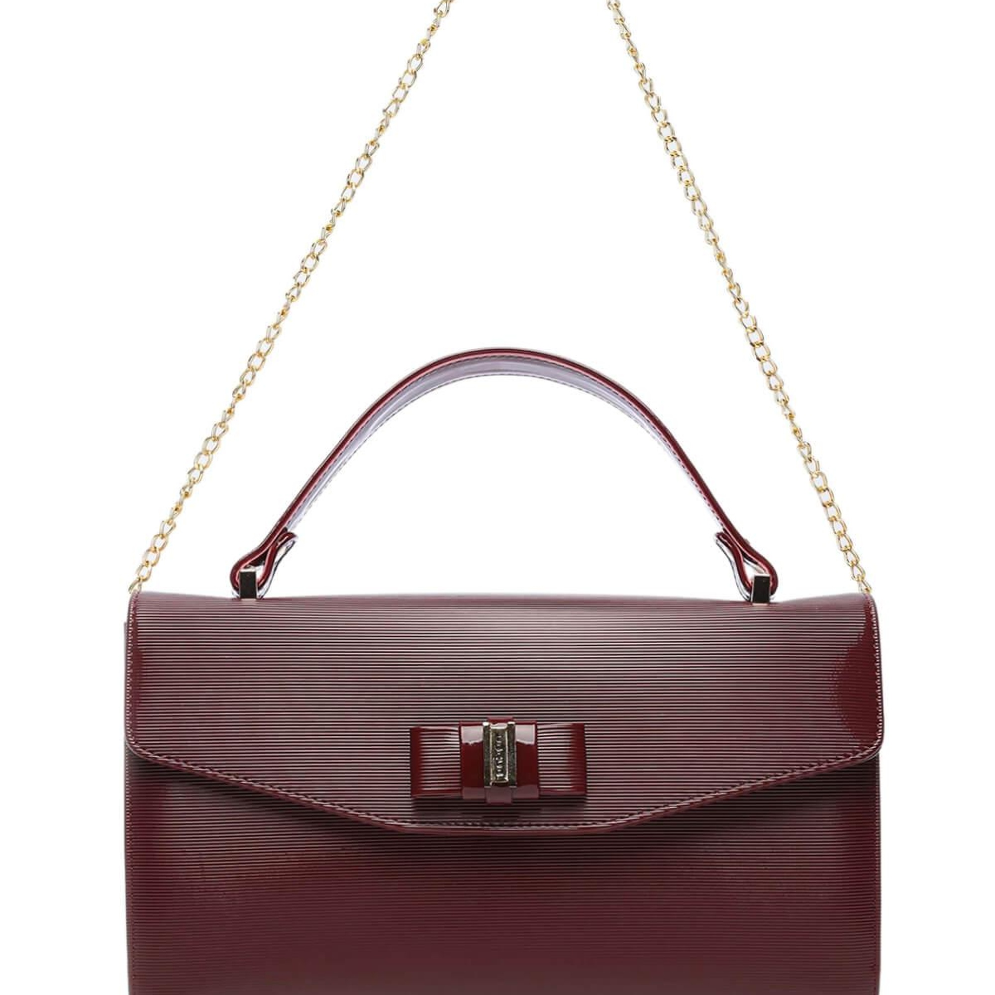 Tamer Tanca Kadın Vegan Bordo El Çantası