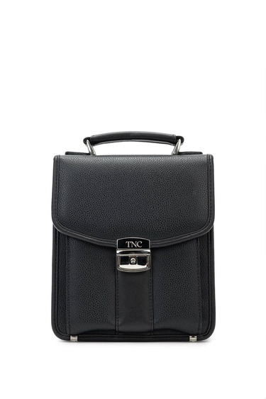  Tamer Tanca Erkek Vegan Siyah El Çantası