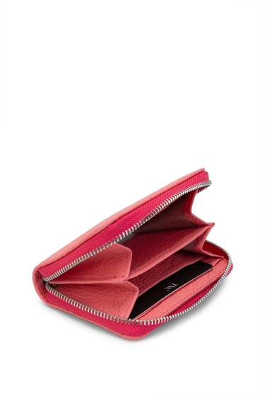  Tamer Tanca Kadın Hakiki Deri Pembe Cüzdan Cuzdan