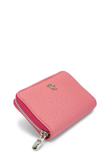  Tamer Tanca Kadın Hakiki Deri Pembe Cüzdan Cuzdan