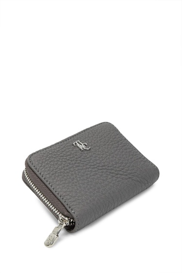  Tamer Tanca Kadın Hakiki Deri Gri Cüzdan Cuzdan