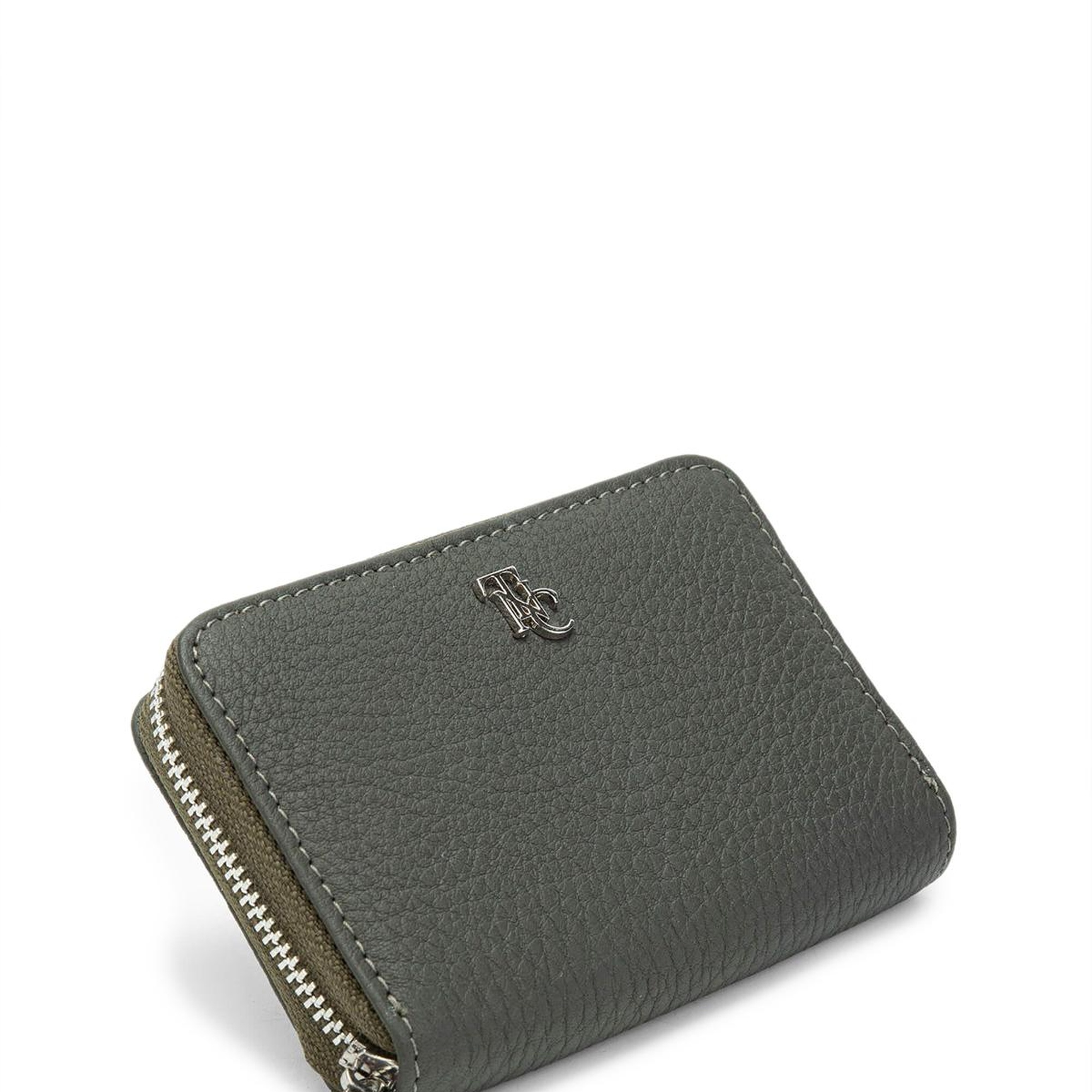 Tamer Tanca Kadın Hakiki Deri Yeşil Cüzdan Cuzdan