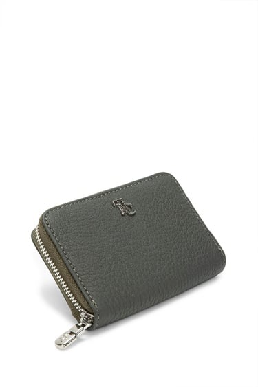  Tamer Tanca Kadın Hakiki Deri Yeşil Cüzdan Cuzdan