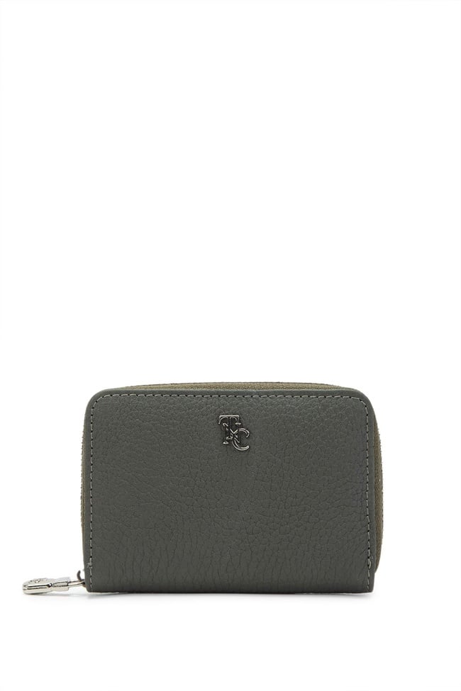  Tamer Tanca Kadın Hakiki Deri Yeşil Cüzdan Cuzdan