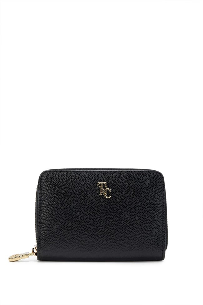  Tamer Tanca Kadın Hakiki Deri Siyah Havyar Cüzdan Cuzdan