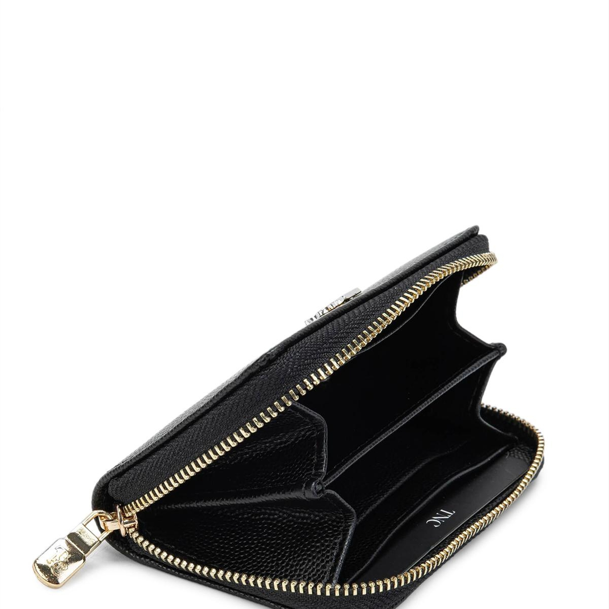 Tamer Tanca Kadın Hakiki Deri Siyah Havyar Cüzdan Cuzdan