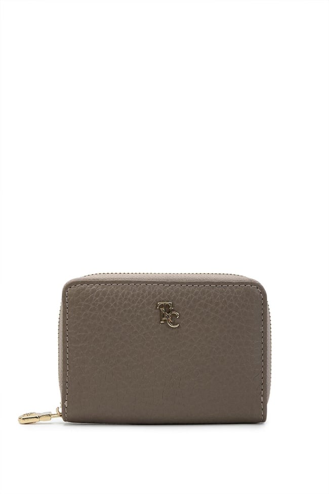  Tamer Tanca Kadın Hakiki Deri Bej Cüzdan Cuzdan