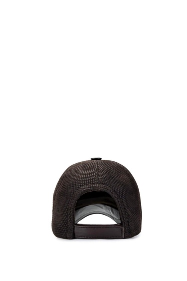  Tamer Tanca Erkek Deri & Tekstil Kahverengi Beyzbol Şapka