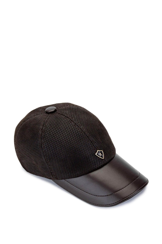  Tamer Tanca Erkek Deri & Tekstil Kahverengi Beyzbol Şapka