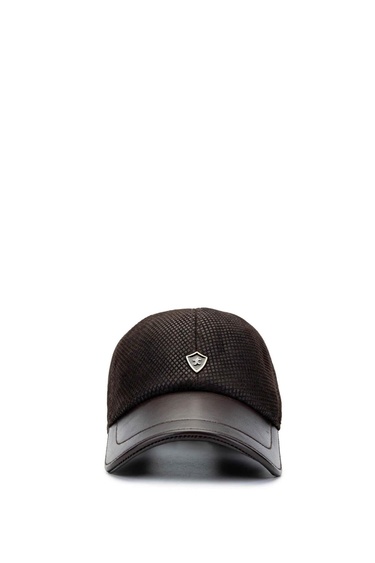  Tamer Tanca Erkek Deri & Tekstil Kahverengi Beyzbol Şapka