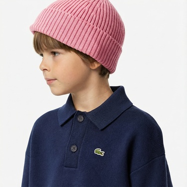  Lacoste Çocuk Lacivert Kazak
