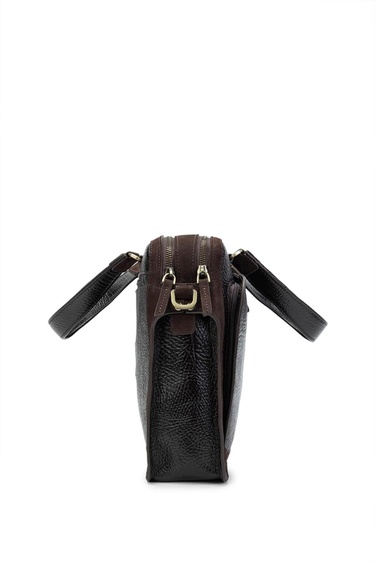  Tamer Tanca Erkek Hakiki Deri Kahverengi Evrak Çantası