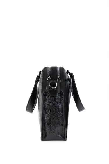  Tamer Tanca Erkek Hakiki Deri Siyah Evrak Çantası