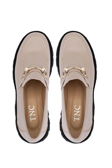  Tamer Tanca Kadın Hakiki Deri Vizon Loafer Ayakkabı