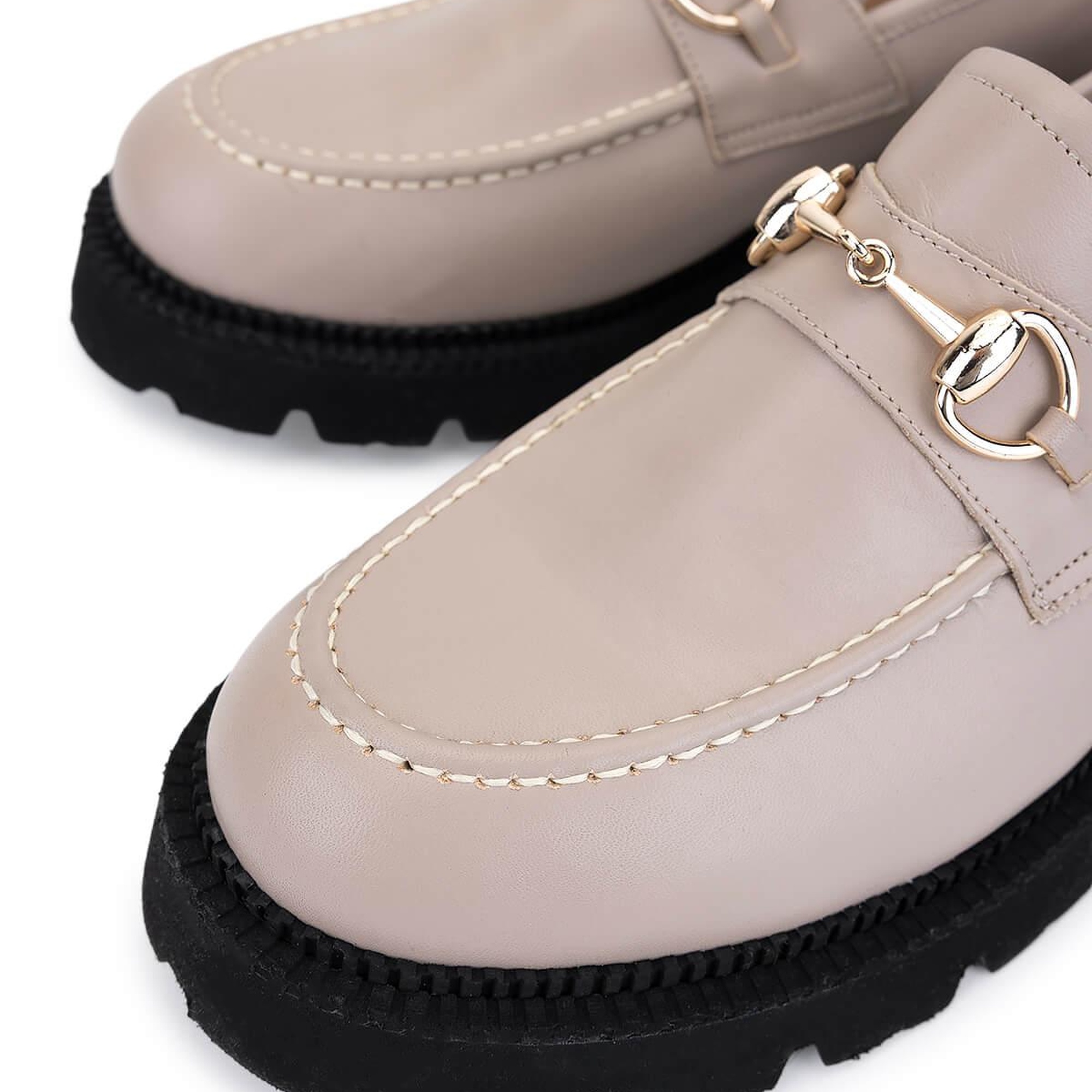 Tamer Tanca Kadın Hakiki Deri Vizon Loafer Ayakkabı