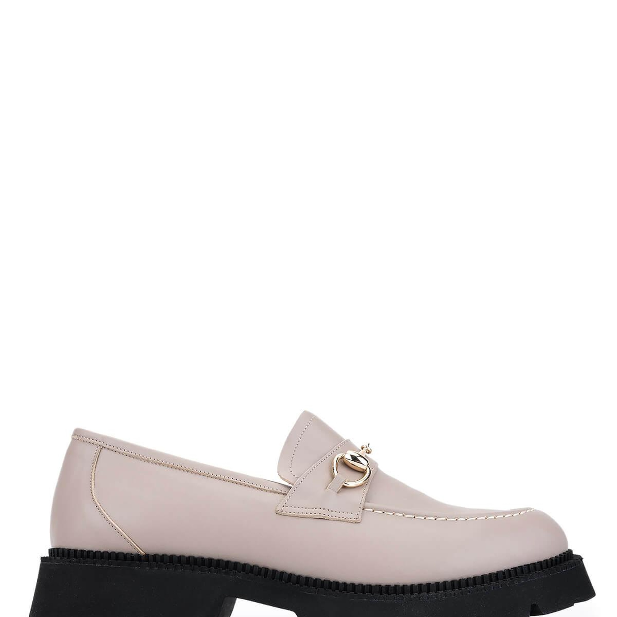 Tamer Tanca Kadın Hakiki Deri Vizon Loafer Ayakkabı