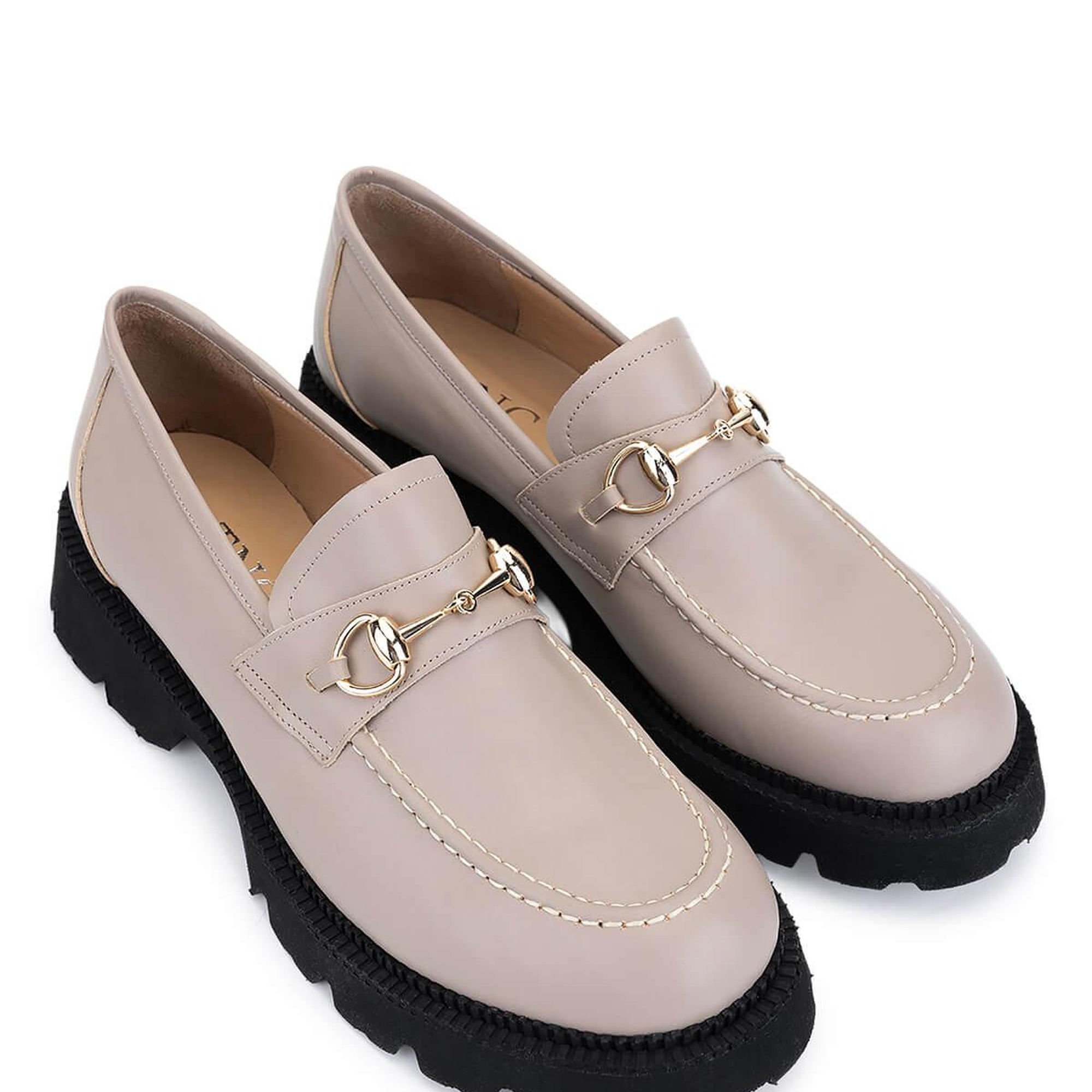 Tamer Tanca Kadın Hakiki Deri Vizon Loafer Ayakkabı