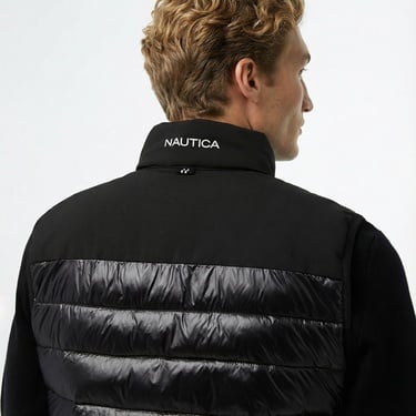  Nautica Erkek Siyah Çift Taraflı Yelek
