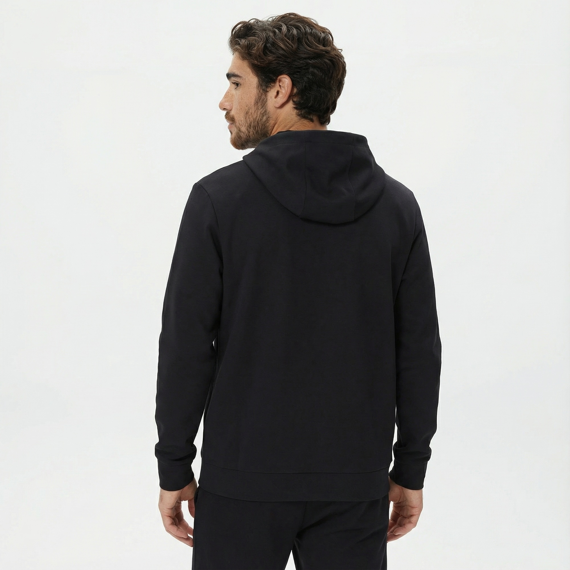 Nautica Erkek Siyah Standart Fit Sweatshirt