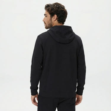  Nautica Erkek Siyah Standart Fit Sweatshirt