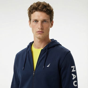 Nautica Erkek Lacivert Standart Fit Sweatshirt