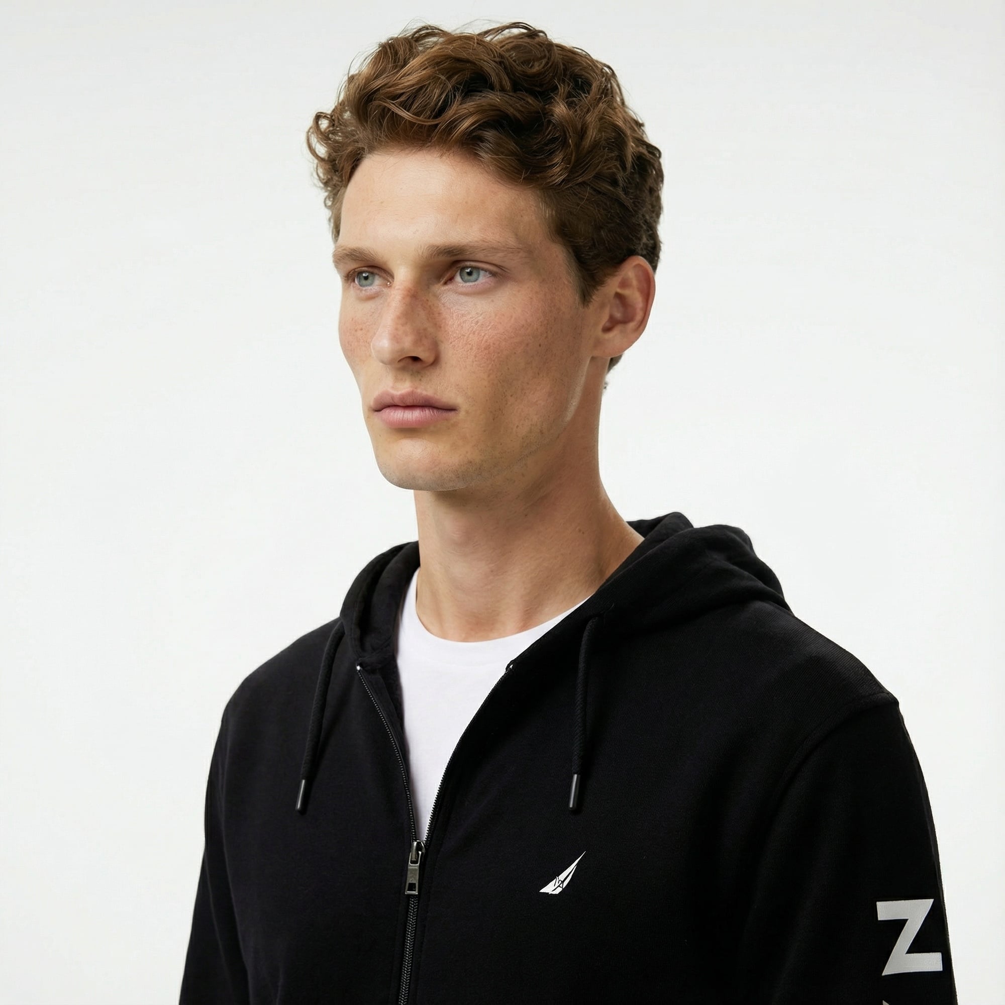 Nautica Erkek Siyah Standart Fit Sweatshirt