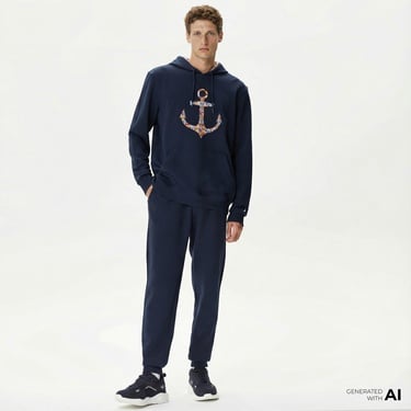  Nautica Erkek Lacivert Standart Fit Eşofman Altı