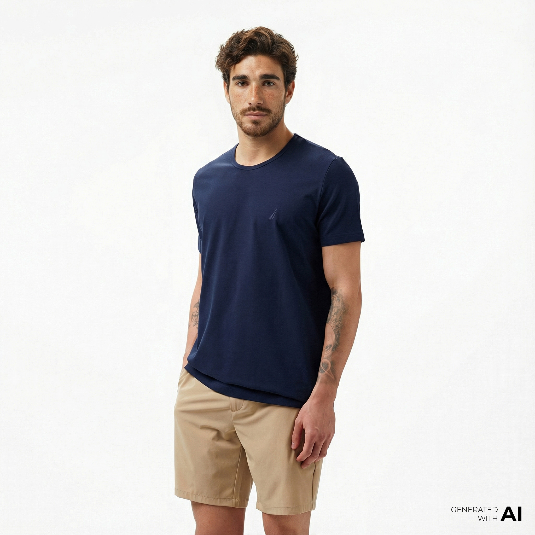  Nautica Erkek Lacivert T-Shirt