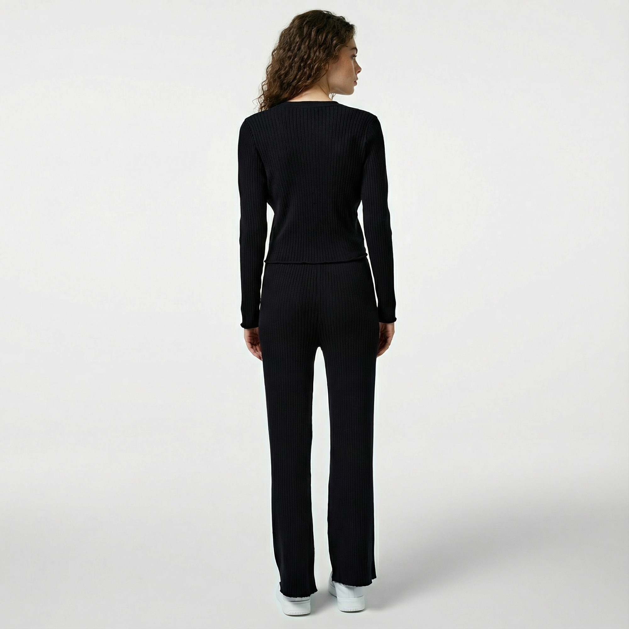 Nautica Kadın Siyah Regular Fit Pantolon