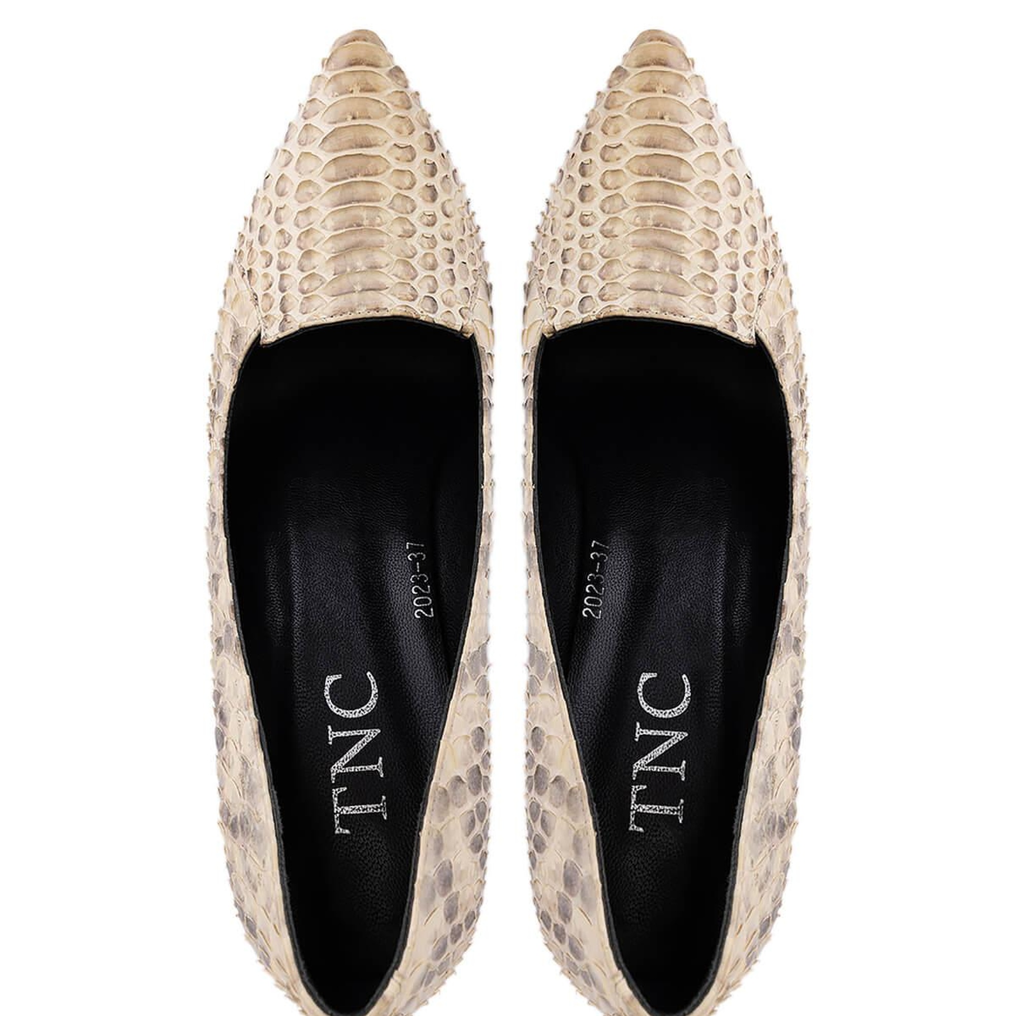 Tamer Tanca Kadın Hakiki Deri Bej Klasik Ayakkabı