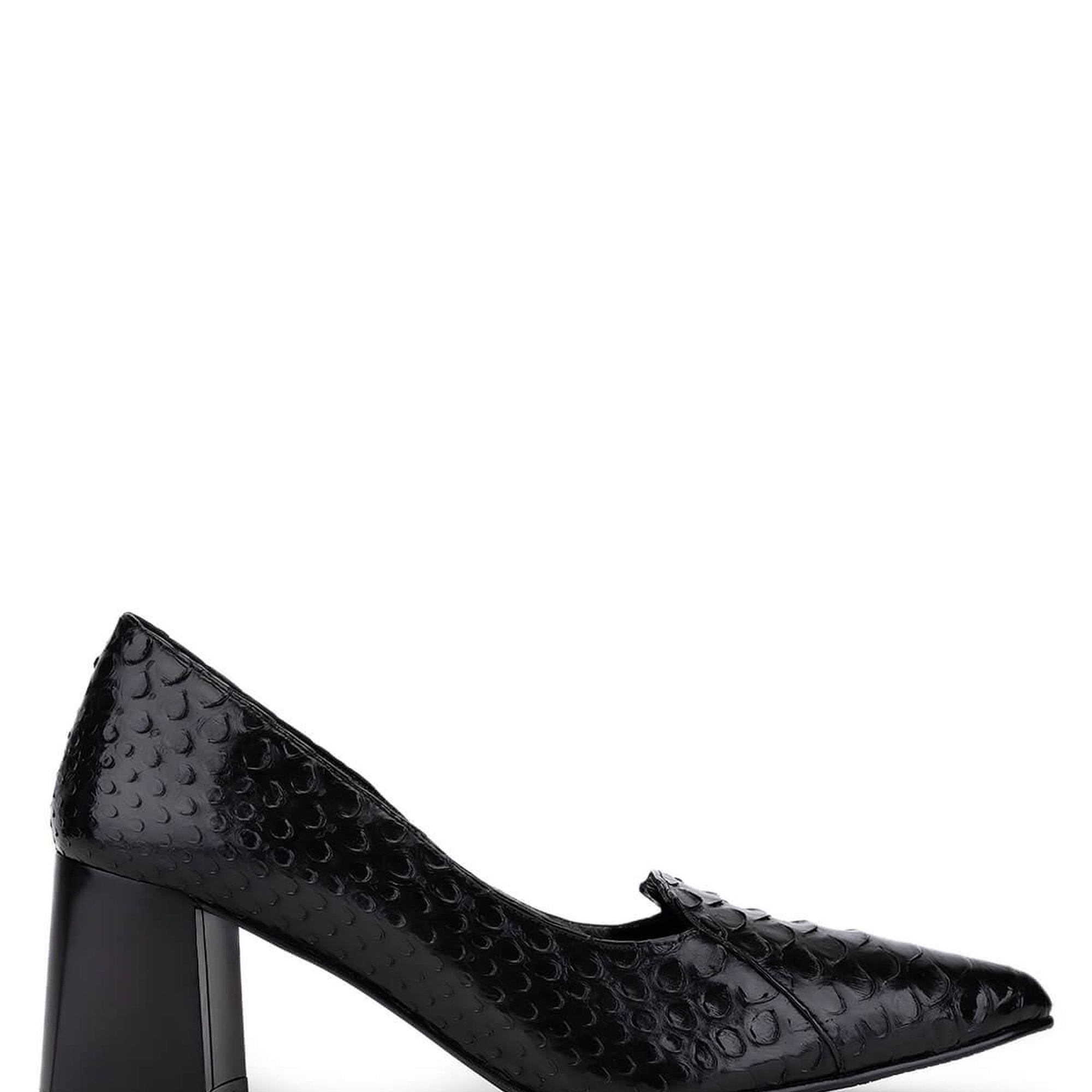 Tamer Tanca Kadın Hakiki Deri Siyah Klasik Ayakkabı