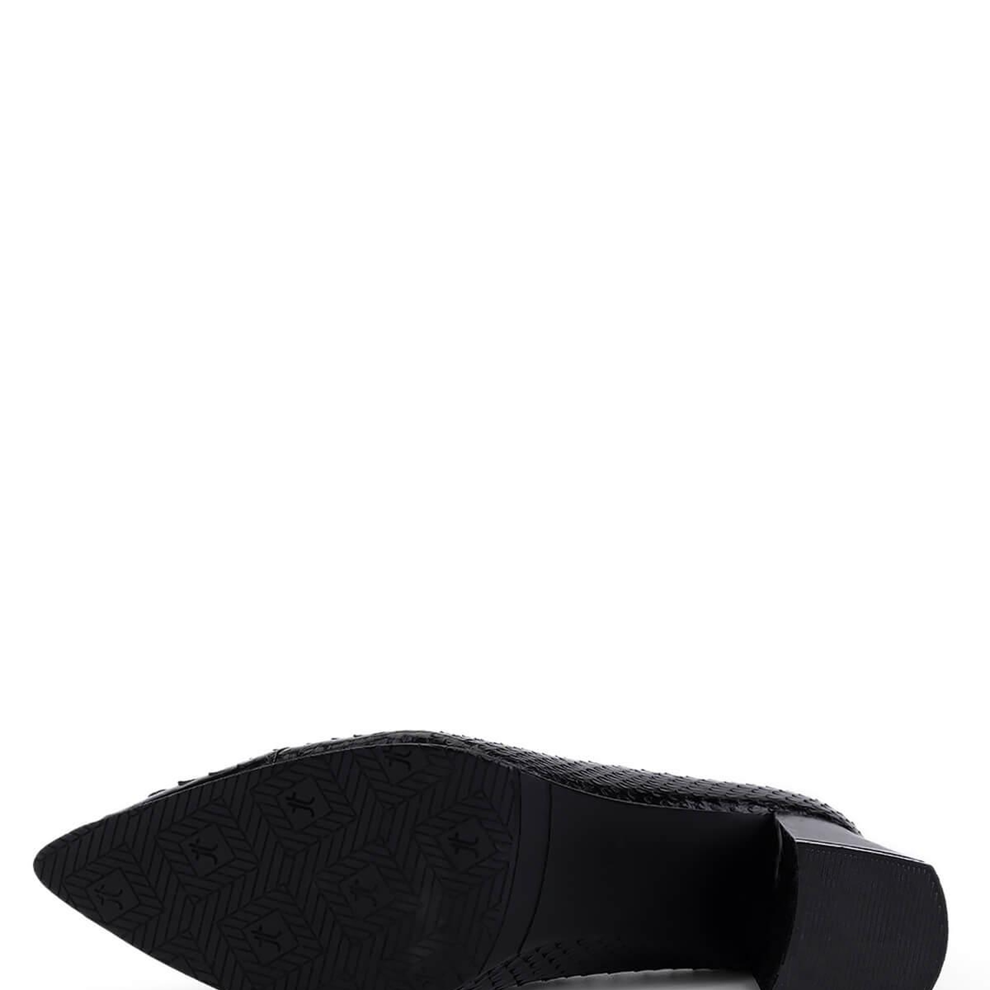 Tamer Tanca Kadın Hakiki Deri Siyah Klasik Ayakkabı