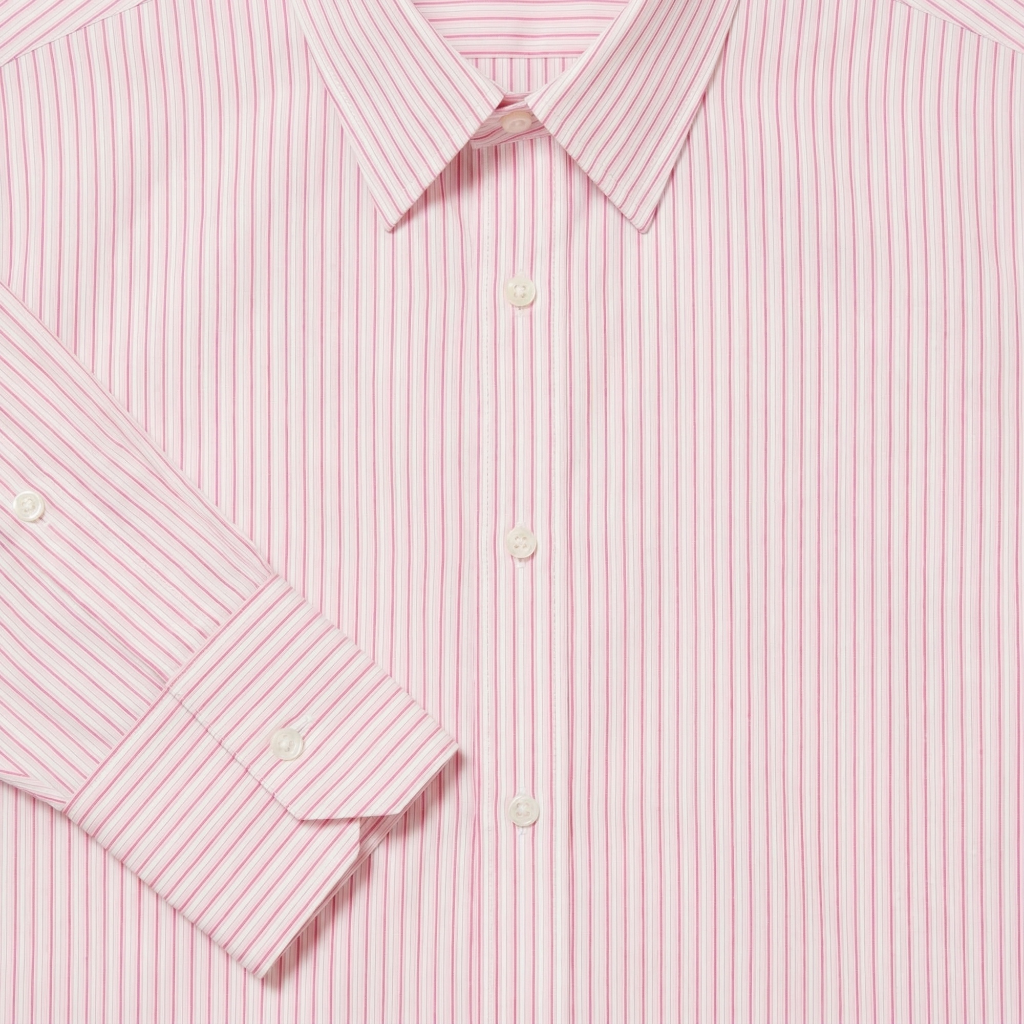 Lacoste Kadın Oversize Fit Çizgili Pembe Gömlek