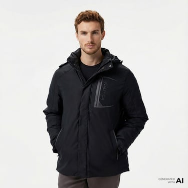  Nautica Erkek Siyah Mont
