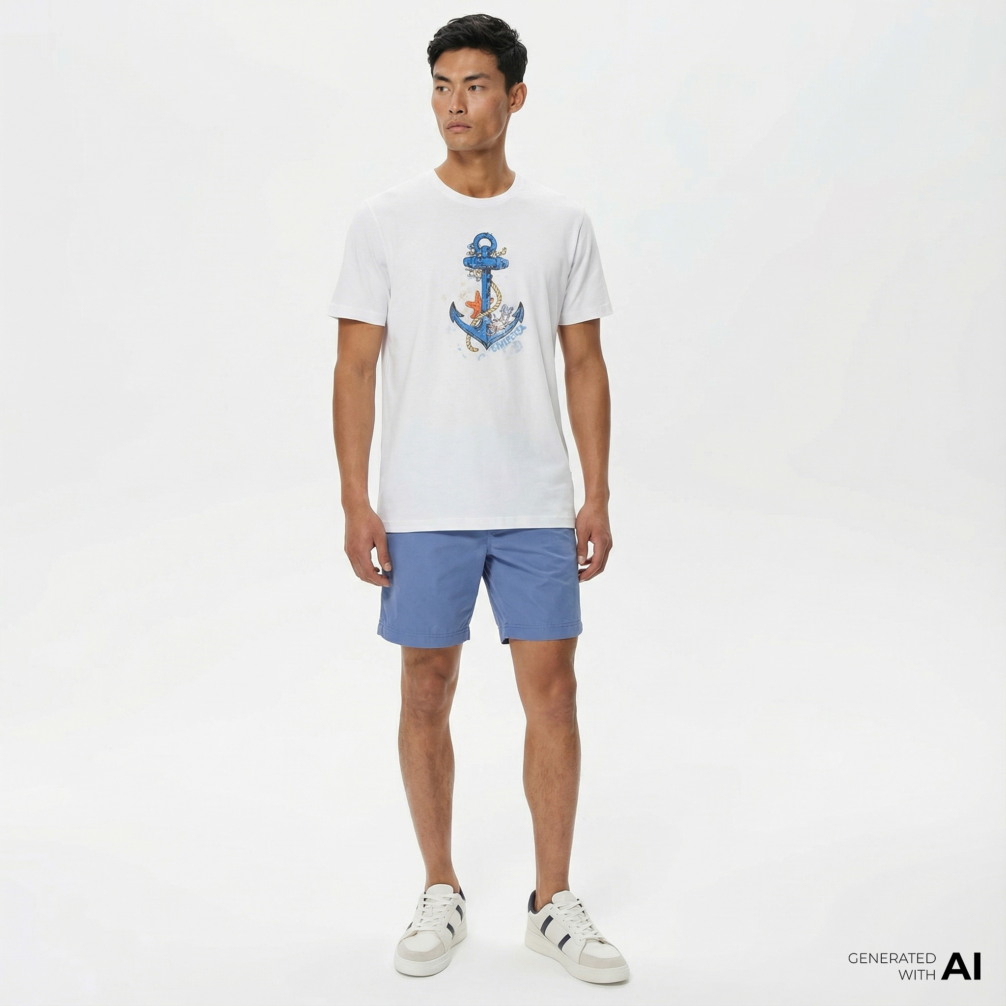  Nautica Erkek Mavi Bermuda