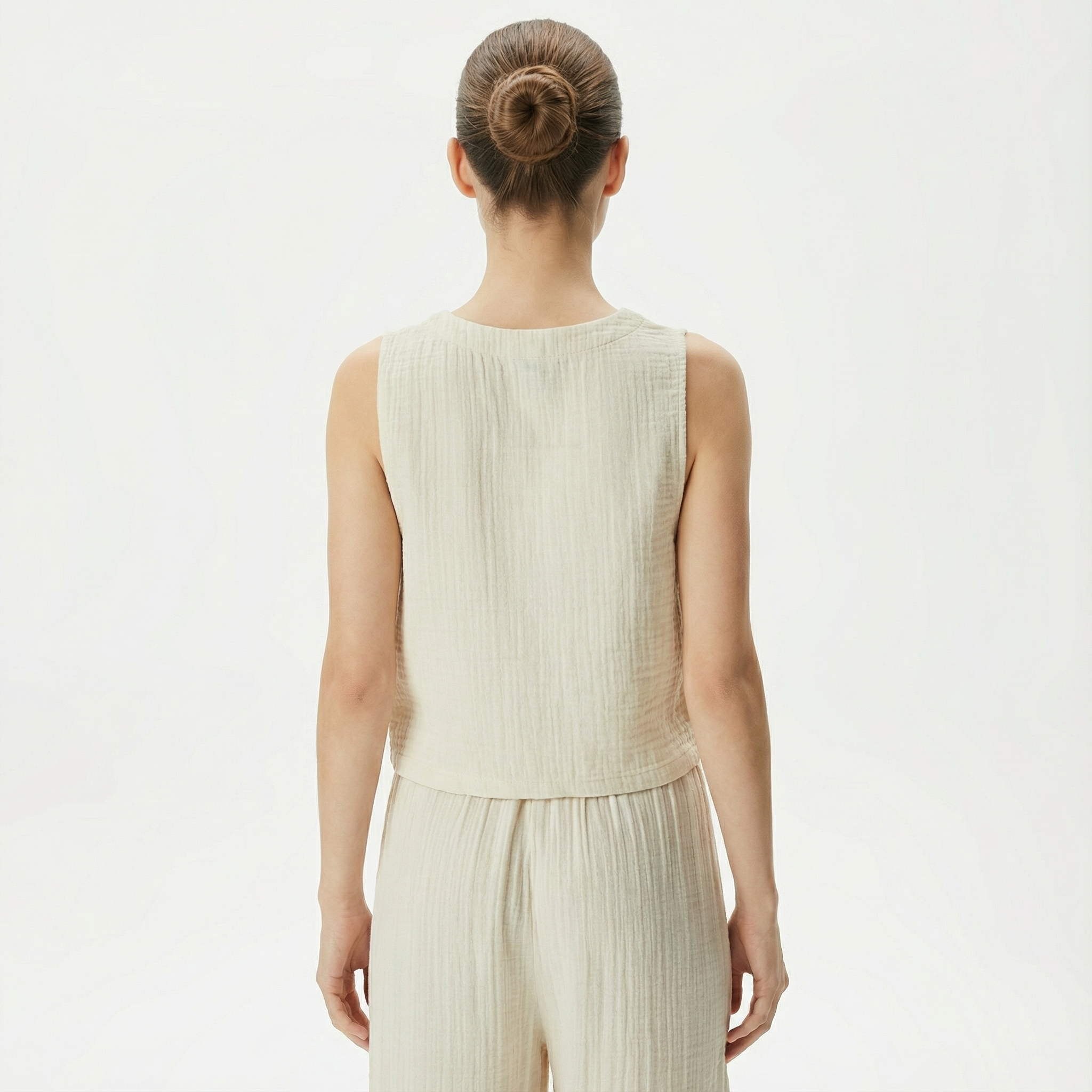  Nautica Kadın Kırık Beyaz Relaxed Fit Bluz