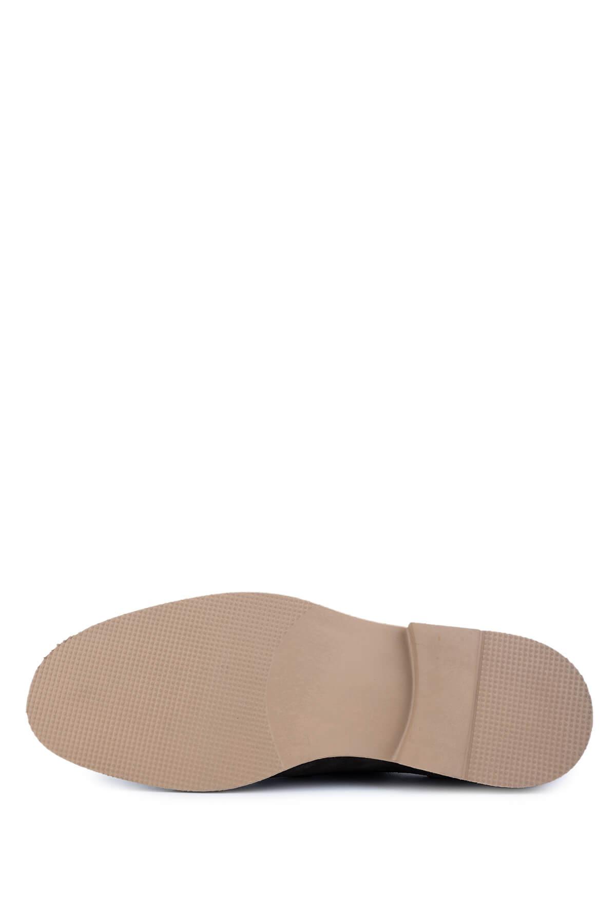  Tamer Tanca Erkek Hakiki Deri Gri Casual Ayakkabı