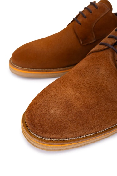  Tamer Tanca Erkek Hakiki Deri Kahverengi Casual Ayakkabı