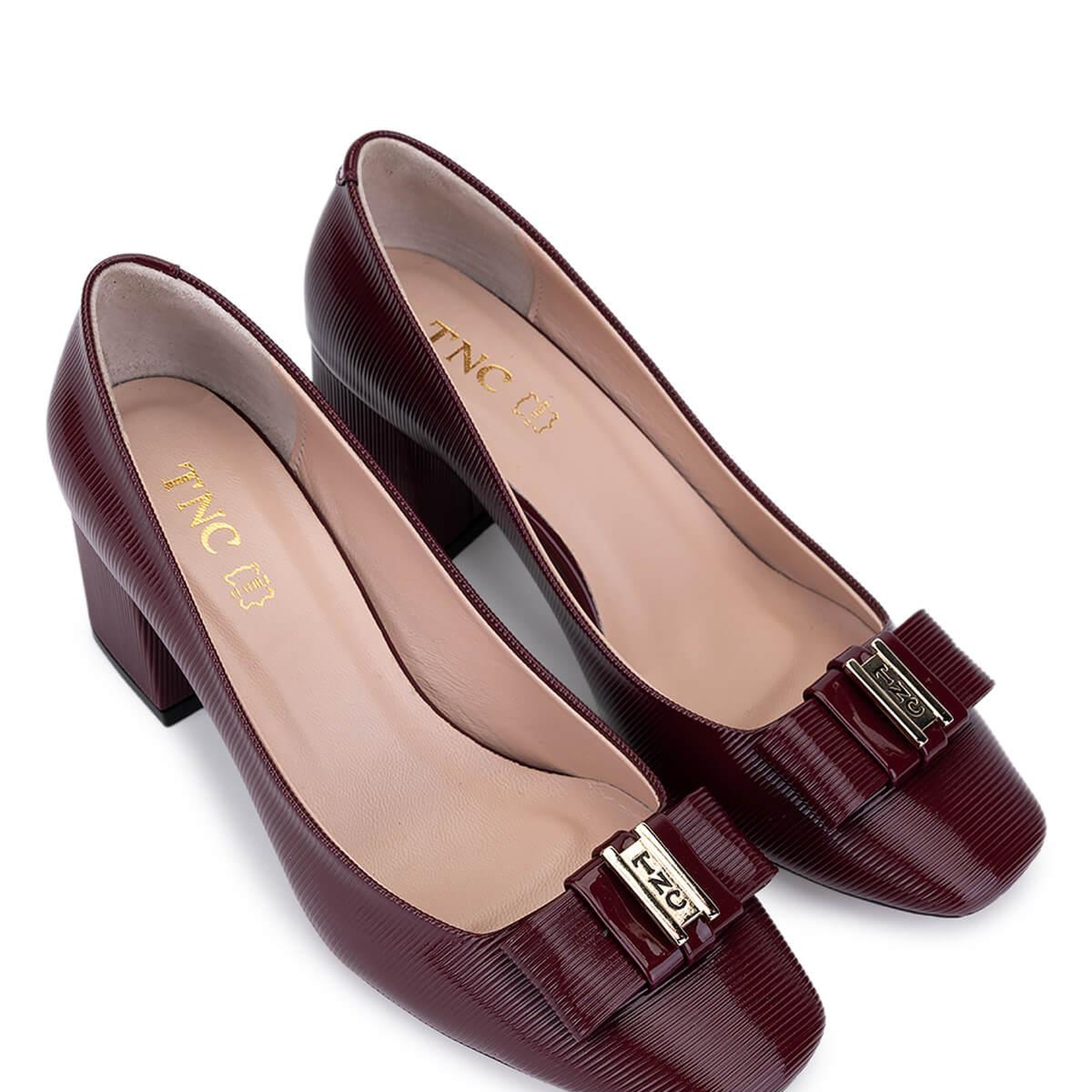 Tamer Tanca Kadın Vegan Bordo Abiye Ayakkabı