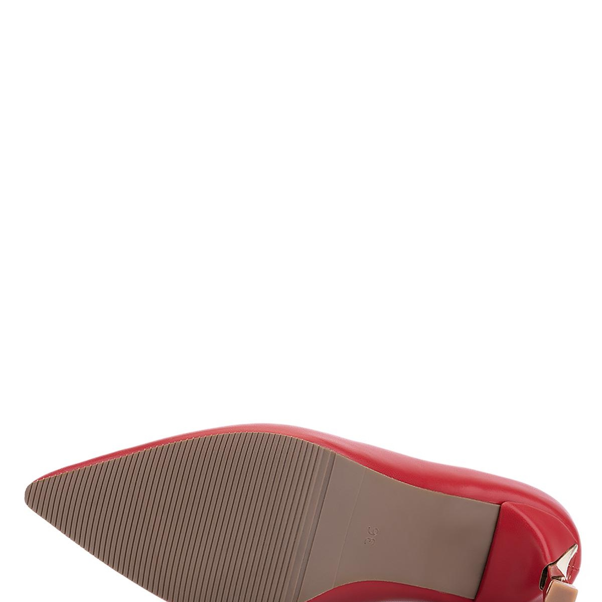 Tamer Tanca Kadın Vegan Kırmızı Stiletto Ayakkabı