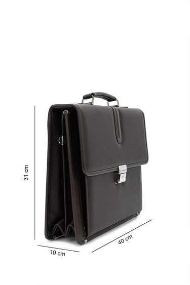  Tamer Tanca Erkek Vegan Kahverengi Evrak Çantası